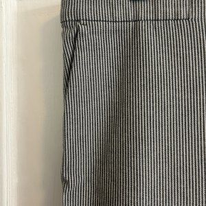 Pre-Owned Jjill Stripe Gray Pants, Sz 16